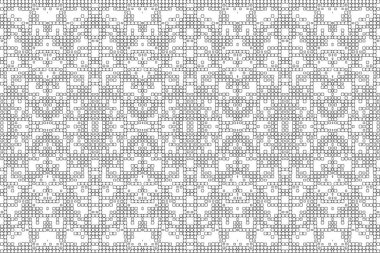 Soyut arkaplan. Monokrom dokusu. Beyaz arkaplanda siyah beyaz çizgiler.