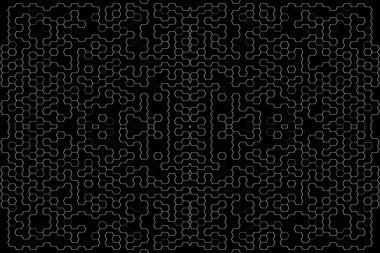 Soyut arkaplan. Monokrom dokusu. Beyaz arkaplanda siyah beyaz çizgiler.