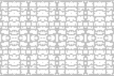 Soyut arkaplan. Monokrom dokusu. Beyaz arkaplanda siyah beyaz çizgiler.