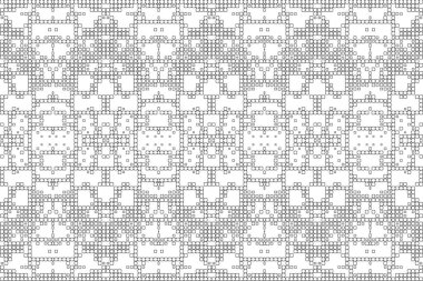 Soyut arkaplan. Monokrom dokusu. Beyaz arkaplanda siyah beyaz çizgiler.