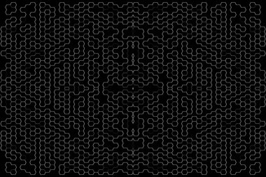 Soyut arkaplan. Monokrom dokusu. Beyaz arkaplanda siyah beyaz çizgiler.