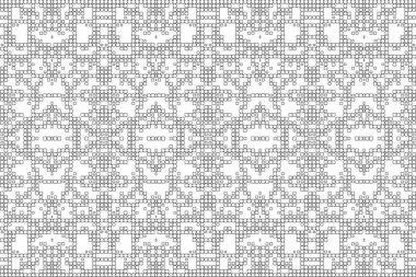 Soyut arkaplan. Monokrom dokusu. Beyaz arkaplanda siyah beyaz çizgiler.