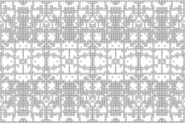 Soyut arkaplan. Monokrom dokusu. Beyaz arkaplanda siyah beyaz çizgiler.