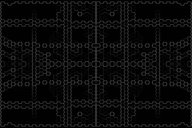 Soyut arkaplan. Monokrom dokusu. Beyaz arkaplanda siyah beyaz çizgiler.