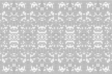 Soyut arkaplan. Monokrom dokusu. Beyaz arkaplanda siyah beyaz çizgiler.