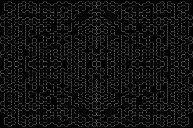 Soyut arkaplan. Monokrom dokusu. Beyaz arkaplanda siyah beyaz çizgiler.