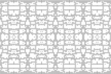 Soyut arkaplan. Monokrom dokusu. Beyaz arkaplanda siyah beyaz çizgiler.