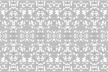 Soyut arkaplan. Monokrom dokusu. Beyaz arkaplanda siyah beyaz çizgiler.