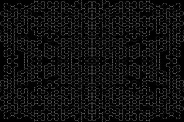 Soyut arkaplan. Monokrom dokusu. Beyaz arkaplanda siyah beyaz çizgiler.