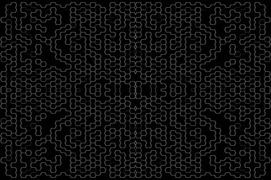 Soyut arkaplan. Monokrom dokusu. Beyaz arkaplanda siyah beyaz çizgiler.