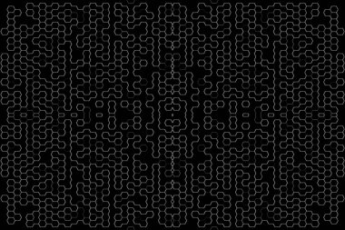 Soyut arkaplan. Monokrom dokusu. Beyaz arkaplanda siyah beyaz çizgiler.