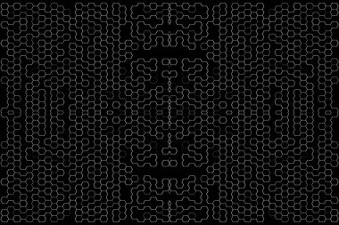 Soyut arkaplan. Monokrom dokusu. Beyaz arkaplanda siyah beyaz çizgiler.