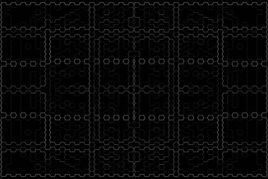 Soyut arkaplan. Monokrom dokusu. Beyaz arkaplanda siyah beyaz çizgiler.