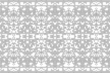 Soyut arkaplan. Monokrom dokusu. Beyaz arkaplanda siyah beyaz çizgiler.