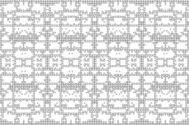 Soyut arkaplan. Monokrom dokusu. Beyaz arkaplanda siyah beyaz çizgiler.