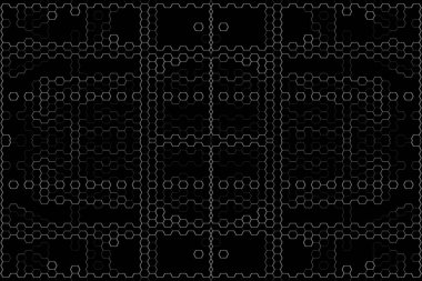 Soyut arkaplan. Monokrom dokusu. Beyaz arkaplanda siyah beyaz çizgiler.