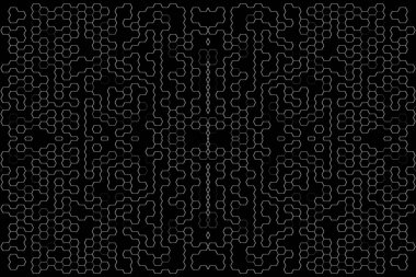 Soyut arkaplan. Monokrom dokusu. Beyaz arkaplanda siyah beyaz çizgiler.