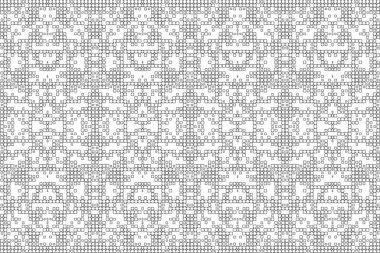 Soyut arkaplan. Monokrom dokusu. Beyaz arkaplanda siyah beyaz çizgiler.