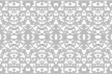 Soyut arkaplan. Monokrom dokusu. Beyaz arkaplanda siyah beyaz çizgiler.