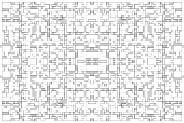 Sfondo Astratto Struttura Monocromatica Linee Bianco Nero Sfondo Bianco — Foto Stock