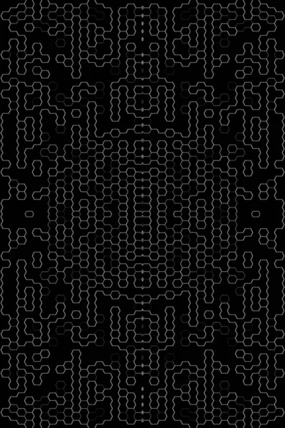 Soyut arkaplan. Monokrom dokusu. Beyaz arkaplanda siyah beyaz çizgiler.