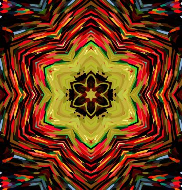 Soyut kaleydoskop arkaplanı. Çoklu renkli kaleydoskop dokusu.