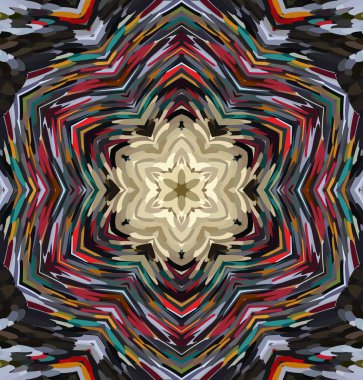 Soyut kaleydoskop arkaplanı. Çoklu renkli kaleydoskop dokusu.