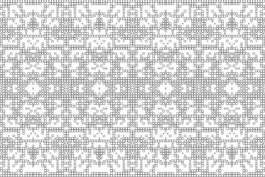 Soyut arkaplan. Monokrom dokusu. Beyaz arkaplanda siyah beyaz çizgiler.