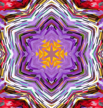 Soyut kaleydoskop arkaplanı. Çoklu renkli kaleydoskop dokusu.