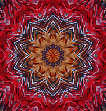 Soyut kaleydoskop arkaplanı. Çoklu renkli kaleydoskop dokusu.