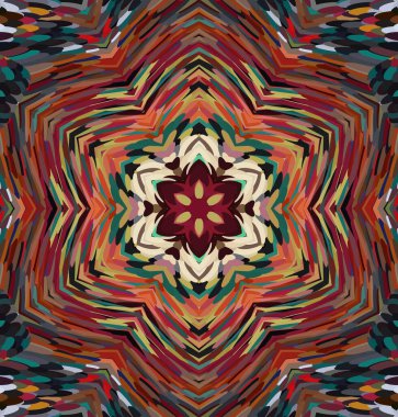 Soyut kaleydoskop arkaplanı. Çoklu renkli kaleydoskop dokusu.