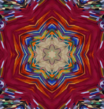 Soyut kaleydoskop arkaplanı. Çoklu renkli kaleydoskop dokusu.