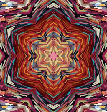 Soyut kaleydoskop arkaplanı. Çoklu renkli kaleydoskop dokusu.