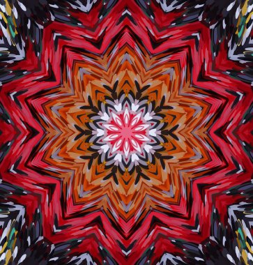 Soyut kaleydoskop arkaplanı. Çoklu renkli kaleydoskop dokusu.