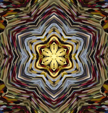 Soyut kaleydoskop arkaplanı. Çoklu renkli kaleydoskop dokusu.