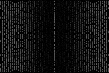 Soyut arkaplan. Monokrom dokusu. Beyaz arkaplanda siyah beyaz çizgiler.