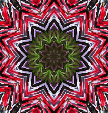 Soyut kaleydoskop arkaplanı. Çoklu renkli kaleydoskop dokusu.