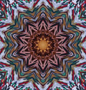 Soyut kaleydoskop arkaplanı. Çoklu renkli kaleydoskop dokusu.