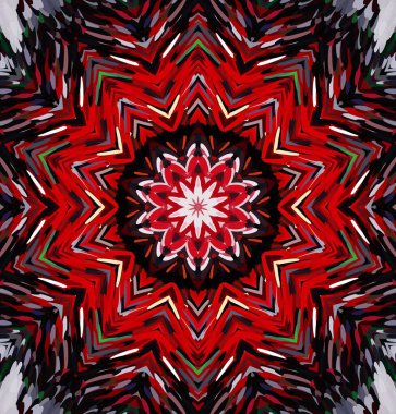 Soyut kaleydoskop arkaplanı. Çoklu renkli kaleydoskop dokusu.