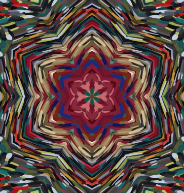 Soyut kaleydoskop arkaplanı. Çoklu renkli kaleydoskop dokusu.