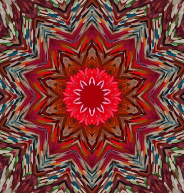 Soyut kaleydoskop arkaplanı. Çoklu renkli kaleydoskop dokusu.