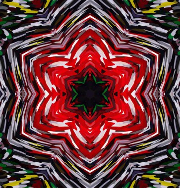 Soyut kaleydoskop arkaplanı. Çoklu renkli kaleydoskop dokusu.