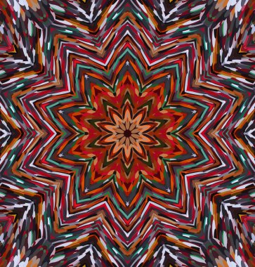 Soyut kaleydoskop arkaplanı. Çoklu renkli kaleydoskop dokusu.