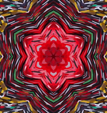 Soyut kaleydoskop arkaplanı. Çoklu renkli kaleydoskop dokusu.