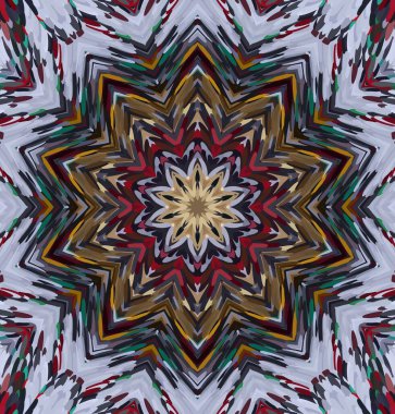 Soyut kaleydoskop arkaplanı. Çoklu renkli kaleydoskop dokusu.