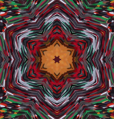 Soyut kaleydoskop arkaplanı. Çoklu renkli kaleydoskop dokusu.