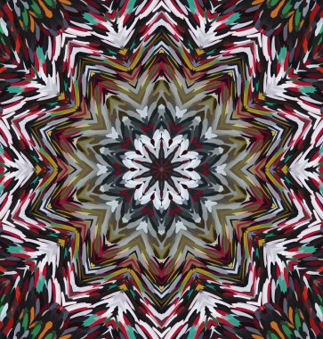 Soyut kaleydoskop arkaplanı. Çoklu renkli kaleydoskop dokusu.