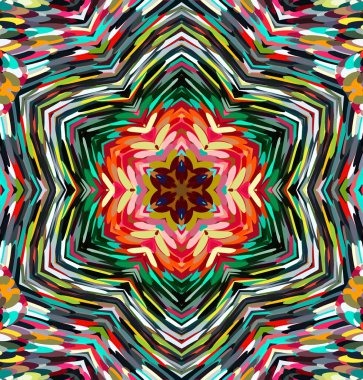 Soyut kaleydoskop arkaplanı. Çoklu renkli kaleydoskop dokusu.