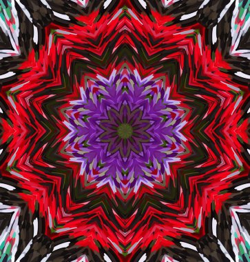 Soyut kaleydoskop arkaplanı. Çoklu renkli kaleydoskop dokusu.