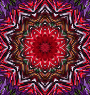 Soyut kaleydoskop arkaplanı. Çoklu renkli kaleydoskop dokusu.